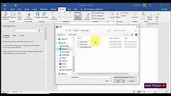 How to compare two word documents (MS WORD 2019)