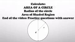 Area of a Circle