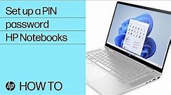 How to set up a PIN password in Windows 11 | HP Notebooks | HP Support