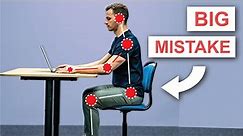 How to Sit Properly - Desk Ergonomics