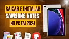 Baixar e Instalar Samsung Notes no PC [2024] - Windows 10