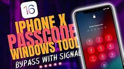 iPhone X iOS 16 Passcode Bypass [SIM Supported] Update/Reset All Work