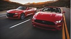 Battle of the Ponycar Convertibles: Mustang GT vs. Camaro SS