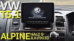 Alpine iLX-F903D Halo 9 Review - Volkswagen Transporter T5