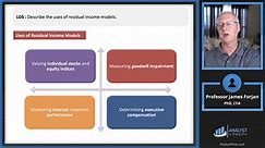 Residual Income Model - CFA, FRM, and Actuarial Exams Study Notes