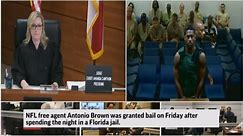 NFL player Antonio Brown granted bail in Florida