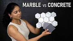 Marble vs Concrete Countertops | Everything you need to know!