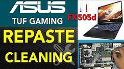 How to Repaste and Clean ASUS TUF Gaming Fx505d 💻🧹- Step-by-Step Guide