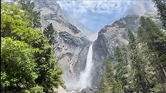 Hiking in Lower Yosemite Waterfalls Summer - Yosemite National Park July (7/17/2023)