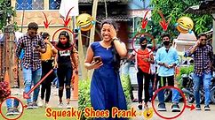 Poow Poow Shoes 🤣 // Squeaky Shoes Prank 😂 @gmasstv