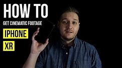 How to get cinematic footage on iPhone XR and Filmic pro