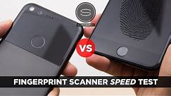 Google Pixel XL vs iPhone 7 Plus - Fingerprint Scanner Speed Test