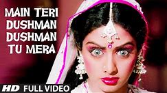 'Main Teri Dushman, Dushman Tu Mera' Video Song | Nagina | Lata Mangeshkar | Rishi Kapoor, Sridevi