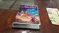 Aladdin VHS From The Year 1993 Unboxing (First American Edition)