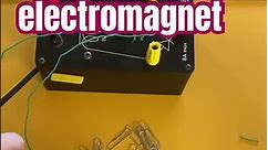 Making an electromagnet #electromagnetism #physics #gcsephysics