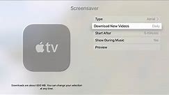 Apple TV Tips - Using and Download Cinematic Screen Savers