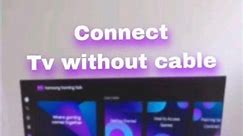 Laptop Connect To Tv Without Any Cable 👀 #short #viral #trending #how #learning #video #ytshorts