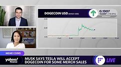 Tesla to accept dogecoin for some merch sales, Elon Musk sells more company stock