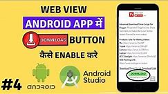 How to Enable Download Button in Web View Android App (ANDROID STUDIO)