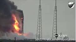 Video of the SpaceX explosion today was just released