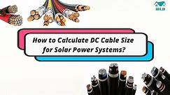How to Calculate DC Cable Size for Solar Power System? | Cable Sizing for Solar PV Systems | VDI
