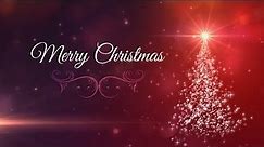 Merry Christmas Card - Motion Graphics - Background Loop