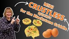 Mini Crustless Quiche's on the Blackstone Griddle