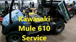 2005 Kawasaki Mule 610 Oil change and service