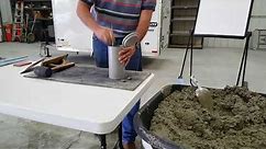 ASTM C31 Making Concrete Test Cylinders