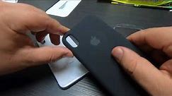 iPhone X - Apple Silicone Case in Black