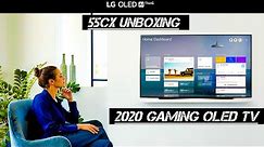 LG 2020 OLED 55CX UNBOXING