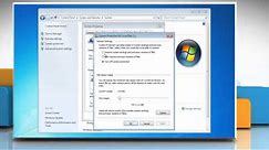 How to Turn ON System Restore in Windows® 7