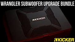 Kicker Subwoofer Upgrade Bundle | 2007 - 2018 Jeep Wrangler