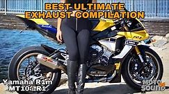 Yamaha R1 R1M MT10 Best Ultimate Exhaust Sound Compilation