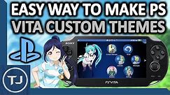 Easy Way To Make PS Vita Custom Themes!