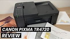 Canon PIXMA TR4720 QUICK REVIEW
