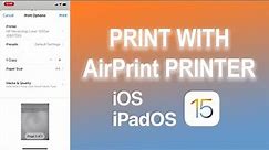 How to Print with AirPrint Printer from iPhone or iPad