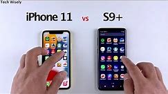 iPhone 11 vs S9+ in 2022 | Speed Test