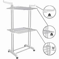 Image result for Metal Laundry Drying Rack
