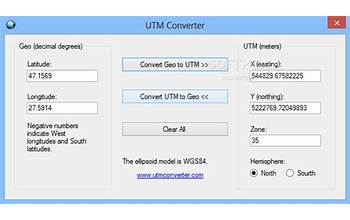 UTM Coordinate Converter screenshot #1