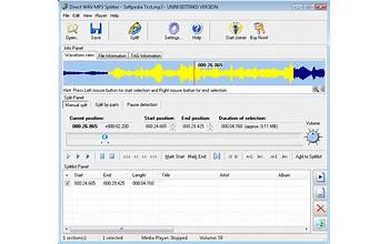 Visual MP3 Splitter & Joiner screenshot #6