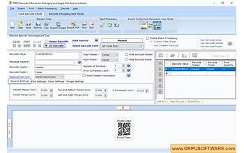 DRPU Barcode Software for Packaging and Supply Distribution Industry screenshot #5