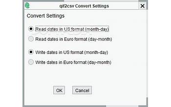 QIF2CSV Converter screenshot #1