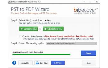 BitRecover PST to Zimbra Wizard screenshot #5