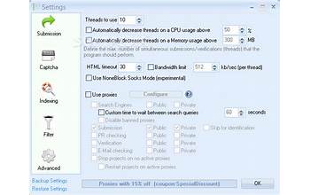 GSA Search Engine Ranker screenshot #2