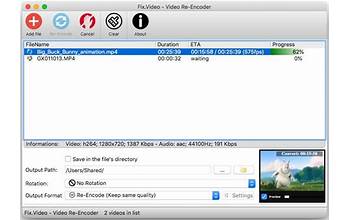 Fix.Video - Video Re-Encoder screenshot #1