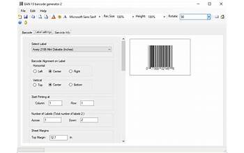 EAN13 Barcode Generator screenshot #1