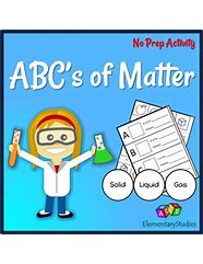 Image result for States of Matter Worksheets Kindergarten