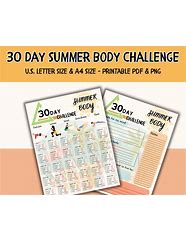 Image result for 30-Day Fitness Challenge Plan