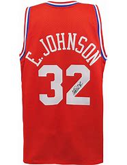 Image result for Magic Johnson Signed Jersey